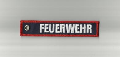 Schlüsselanhänger Feuerwehr blau 