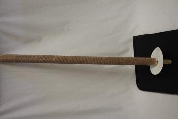 Wachsfackel mit Holzstab 60cm 