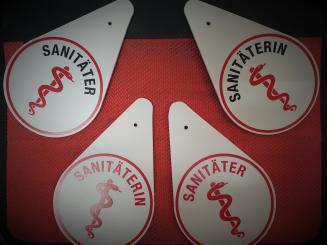 Autoplakette Sanitäter 