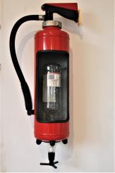 Upcycling Feuerlöscher Schnapsflasche 