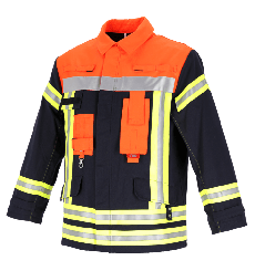 THL Schutzjacke Schwarzblau - leuchtgelb 