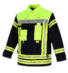 THL Schutzjacke Schwarzblau - leuchtorange 