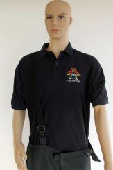 Polo Shirt mit Stick AGT- Angriffstrupp 