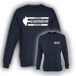 Sweatshirt JF02 Schwarz | XL | Weiß | Druck  | Keine (inkl.)