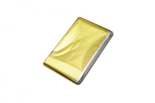 Rettungsdecke gold / silber nach DIN 13164 